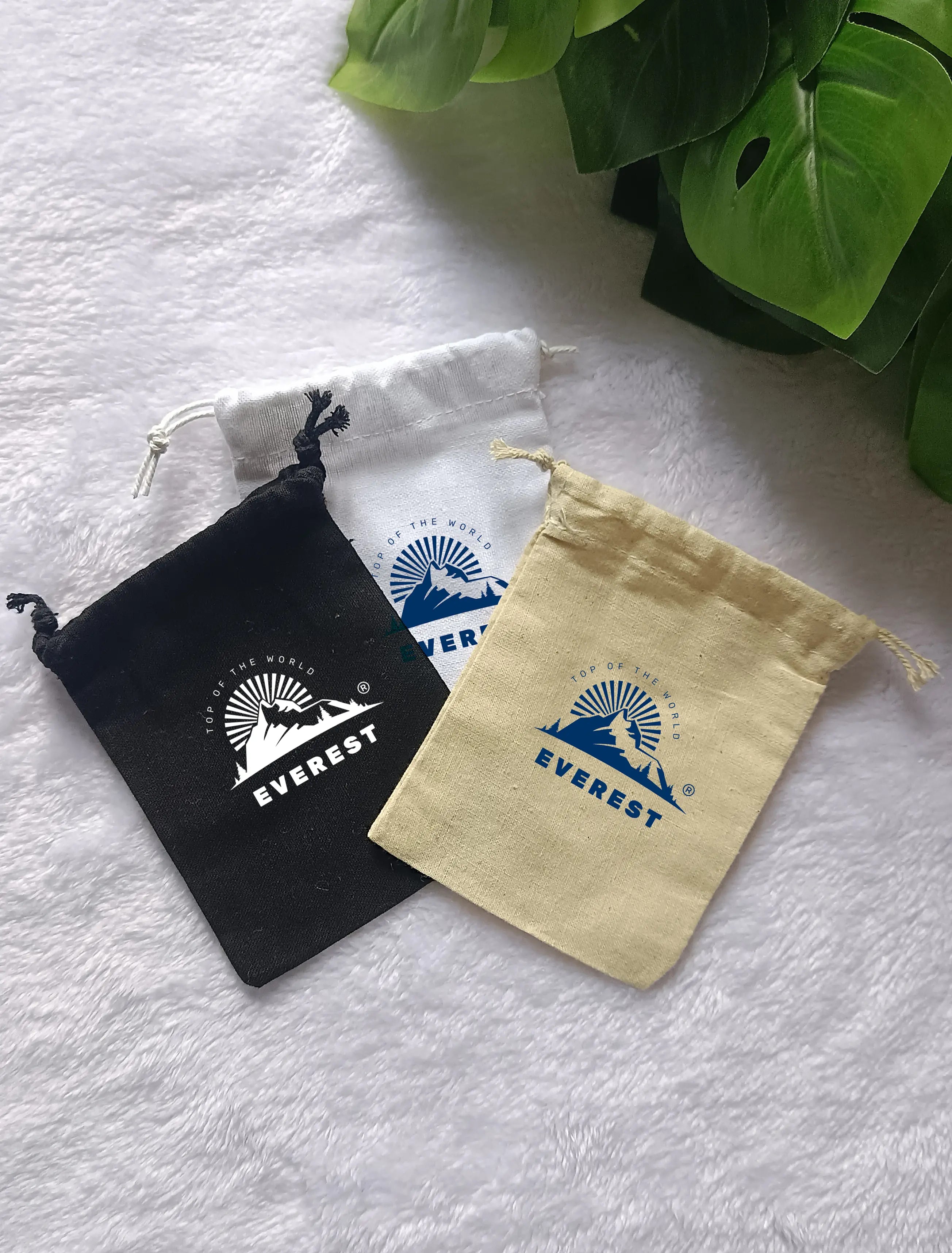 Custom Cotton Drawstring Pouches