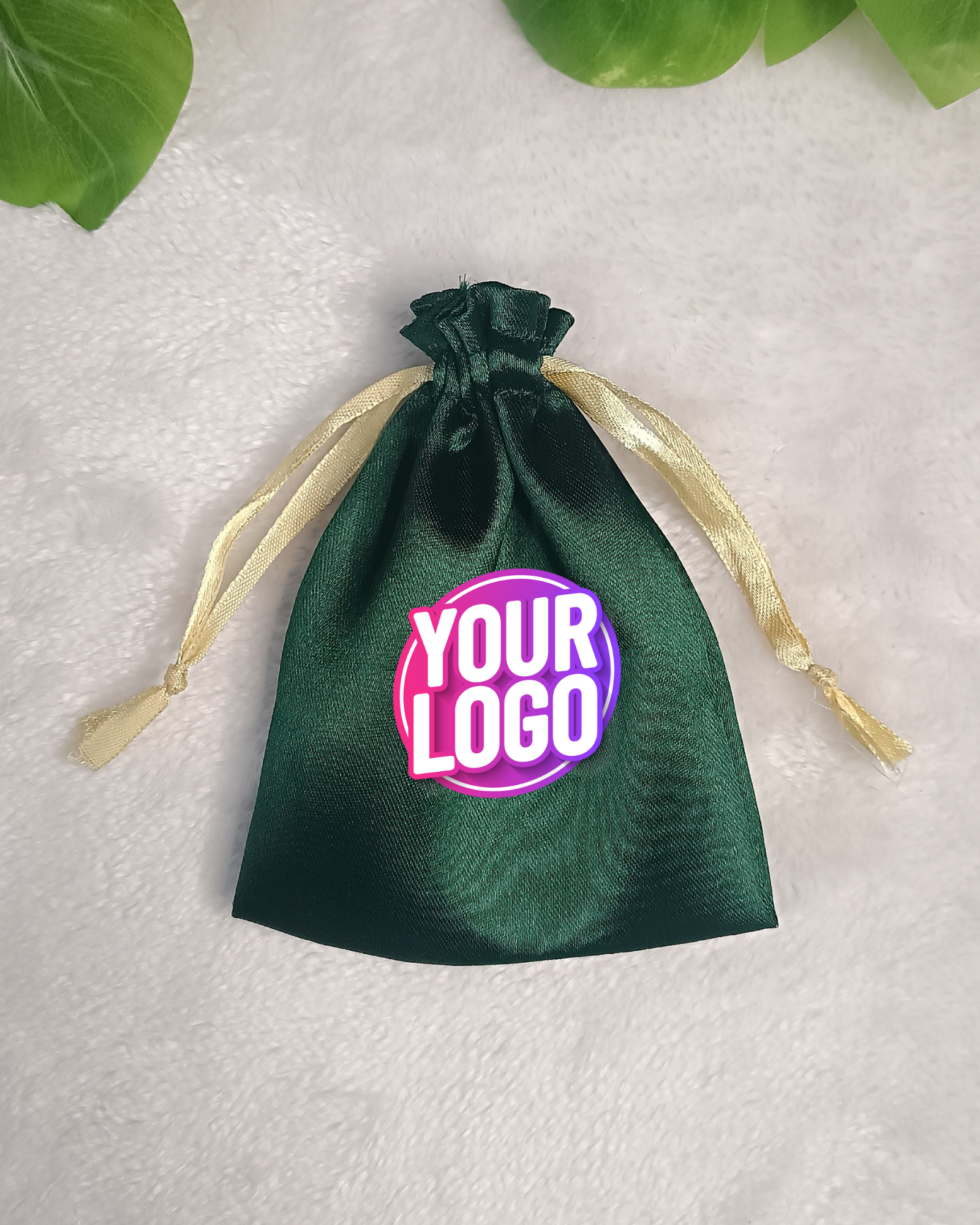 Custom Satin Drawstring Pouches