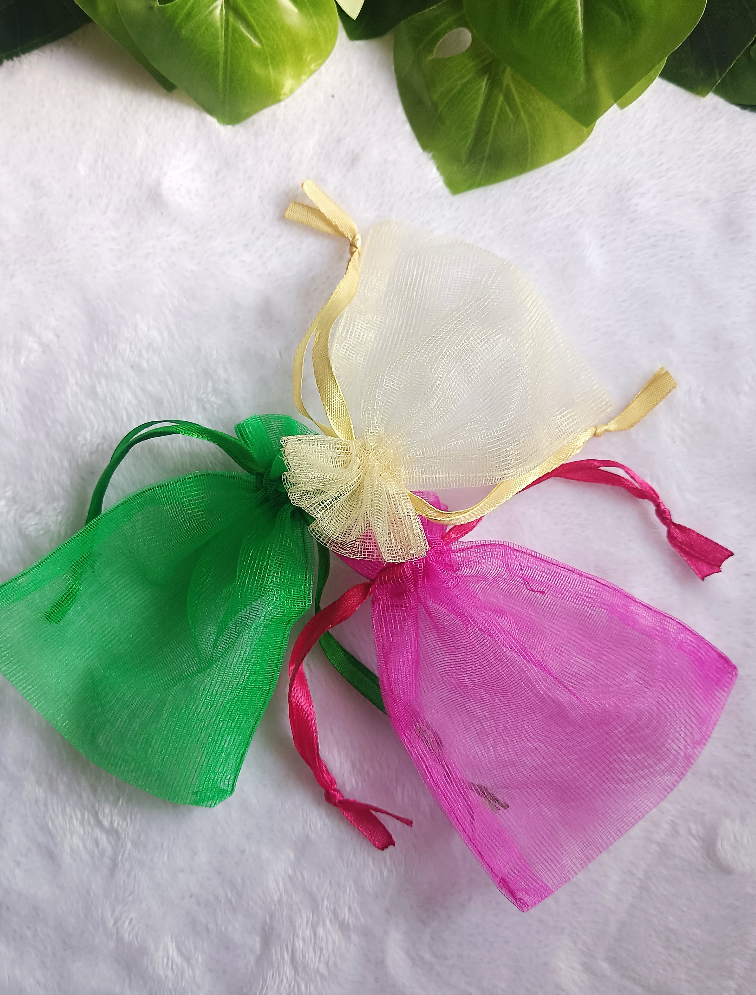 Custom Organza/Net Drawstring Pouches