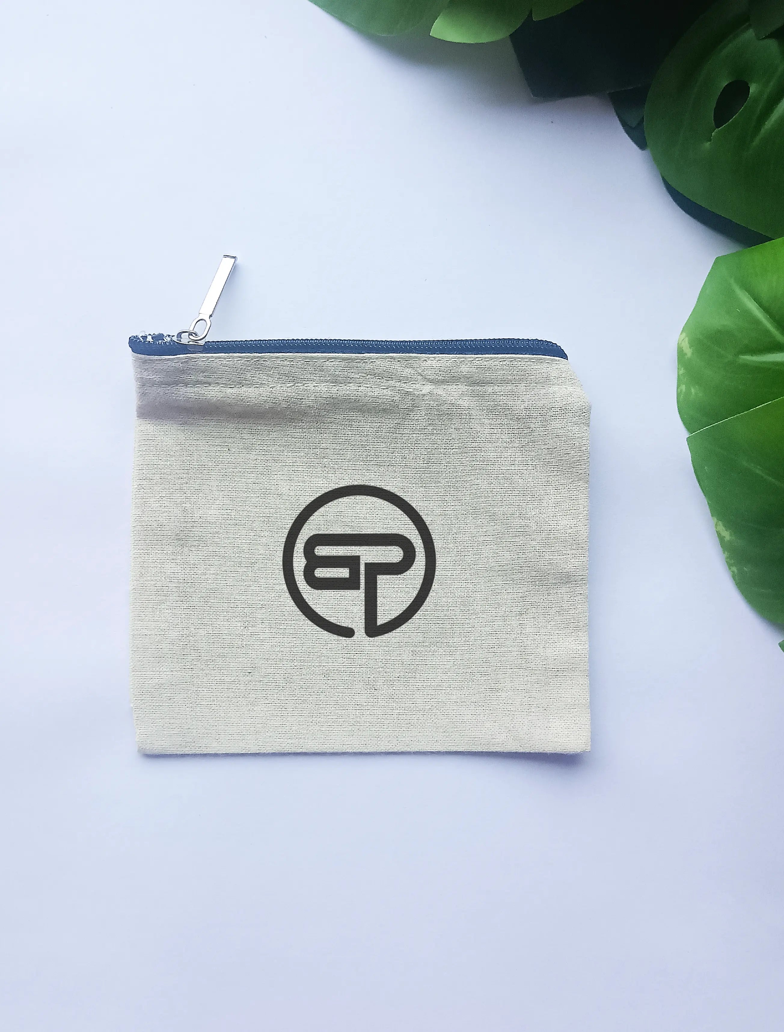 Custom Cotton Zipper Pouches